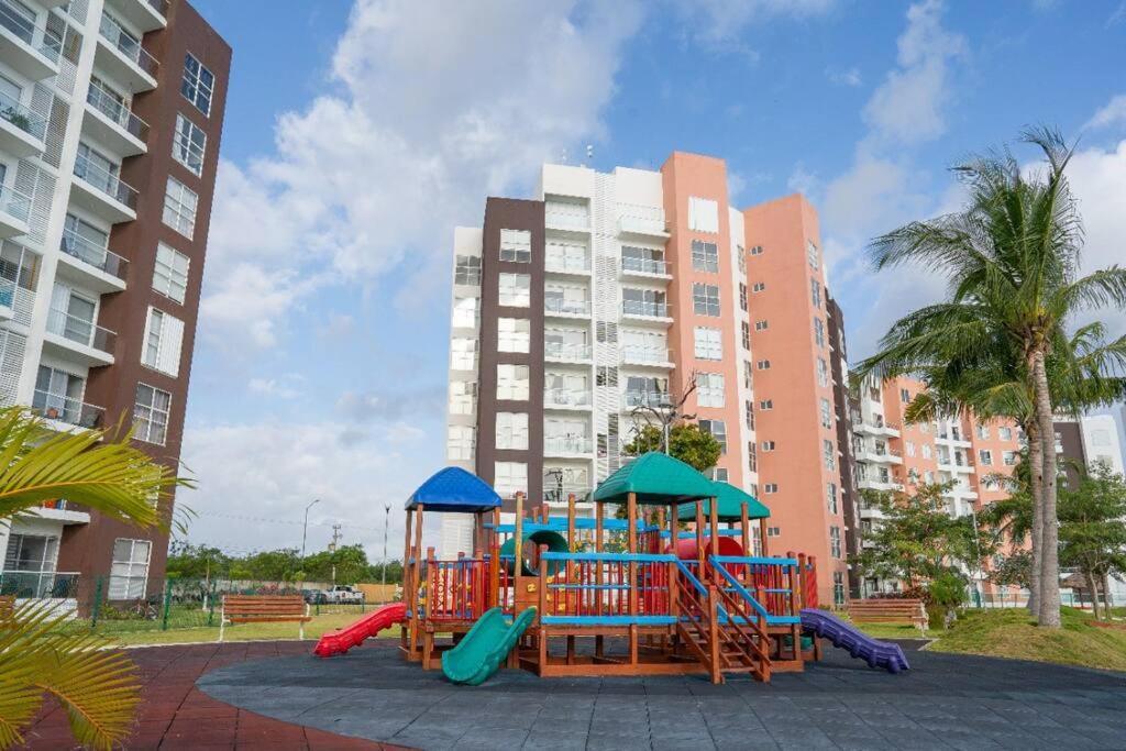 Departamento Con Laguna Artificial Cancún Zewnętrze zdjęcie
