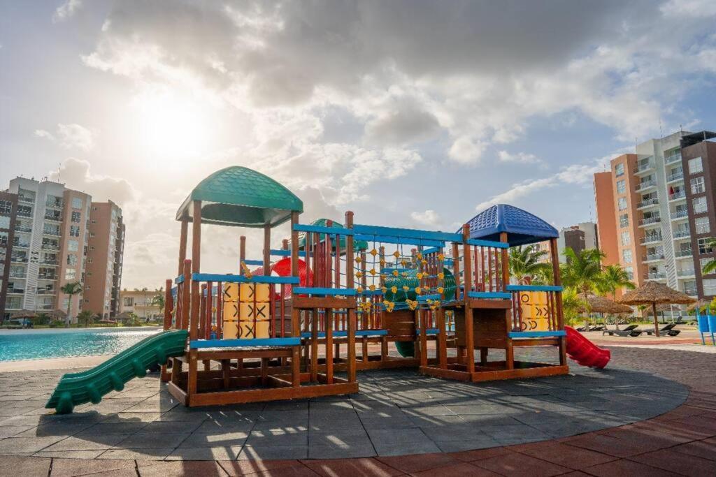 Departamento Con Laguna Artificial Cancún Zewnętrze zdjęcie
