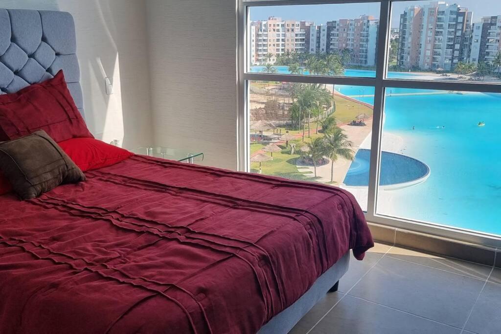 Departamento Con Laguna Artificial Cancún Zewnętrze zdjęcie