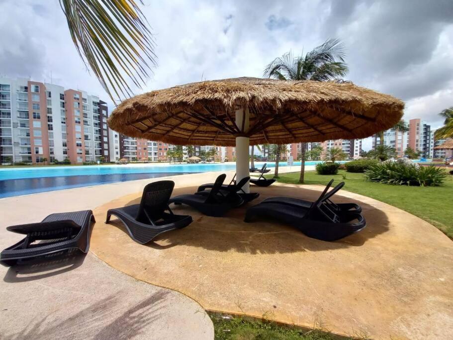 Departamento Con Laguna Artificial Cancún Zewnętrze zdjęcie