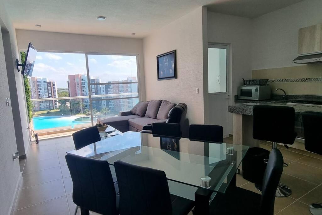 Departamento Con Laguna Artificial Cancún Zewnętrze zdjęcie
